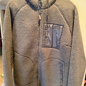 Columbia Heather Gray Fleece Jacket